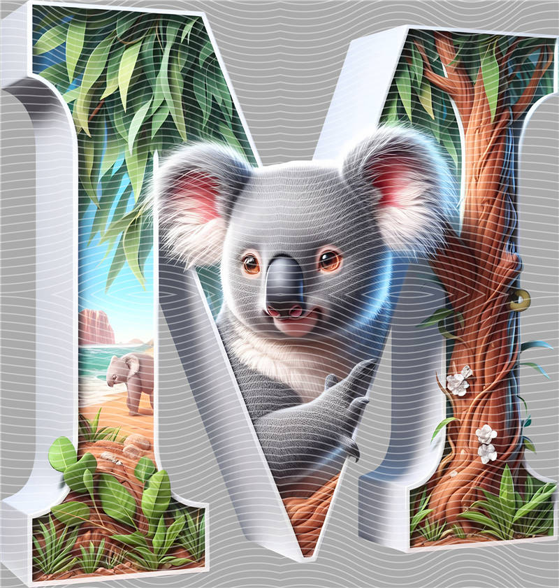 Letters A to Z and Number-AZ 52